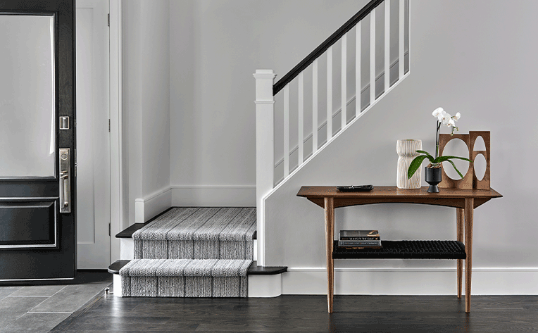 Entryway table design by Sara Bederman photography by Stephani Buchman